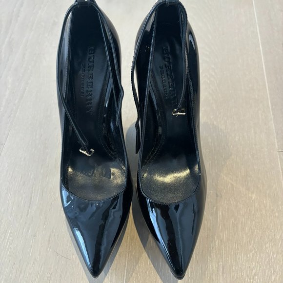Burberry Black Patent Leather Platforms size 6/36 - Picture 4 of 6